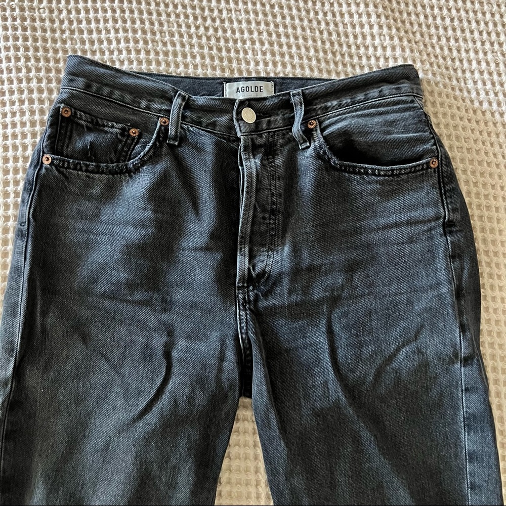 AGOLDE Riley Ripped Crop Jeans - Picture 2 of 10